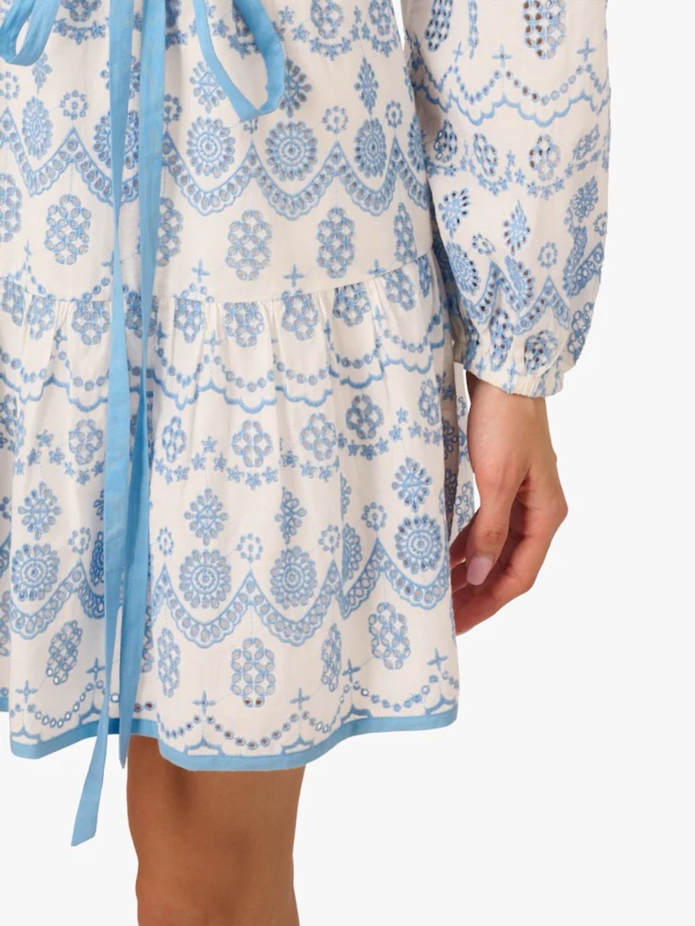 NWT Adrianna Papell Flounce Hem Short Dress 18W - Picture 4 of 13